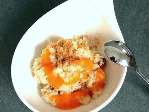 Libuni Hirsebrei mit Marillen