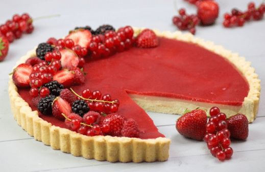 Erdbeer Panna Cotta Tarte by Melli